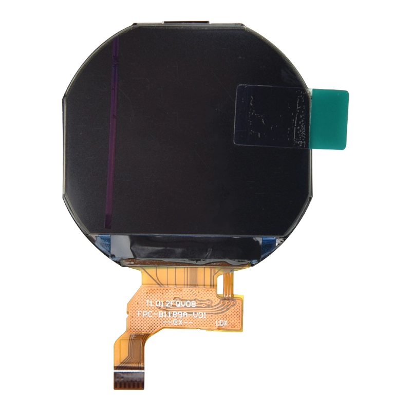 Pełny kąt widzenia 1,22 cala 240x204 Interfejs SPI okrągły wyświetlacz LCD