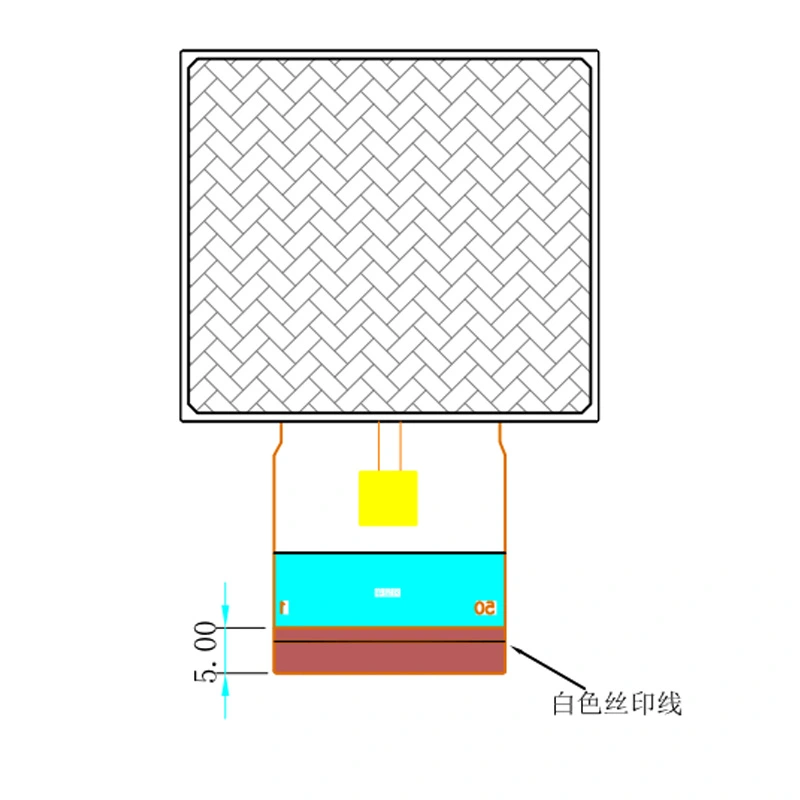 2 cale 320*240 Mały/Mały Transflective Wyświetlacz LCD